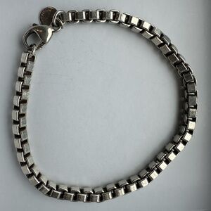 TIFFANY Sterling silver link bracelet